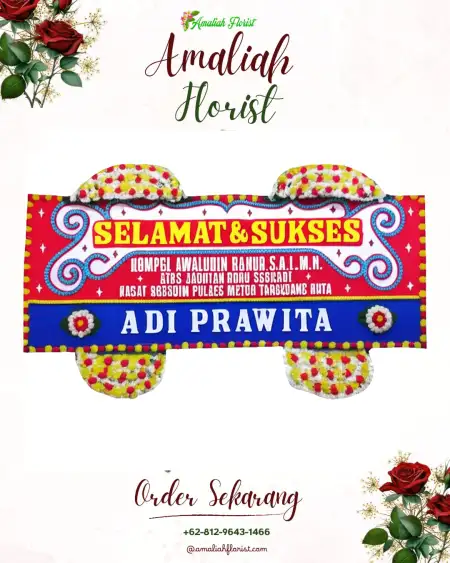 Papan Bunga Ucapan Selamat Adiluwih